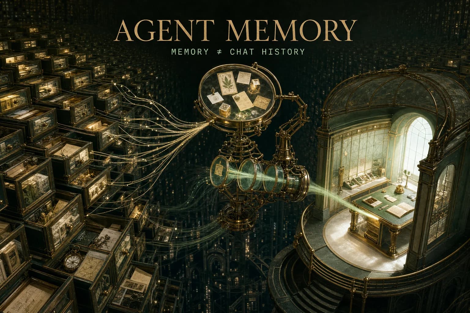 기억 보관소에서 필요한 정보만 현재 작업으로 전달하는 Agent memory