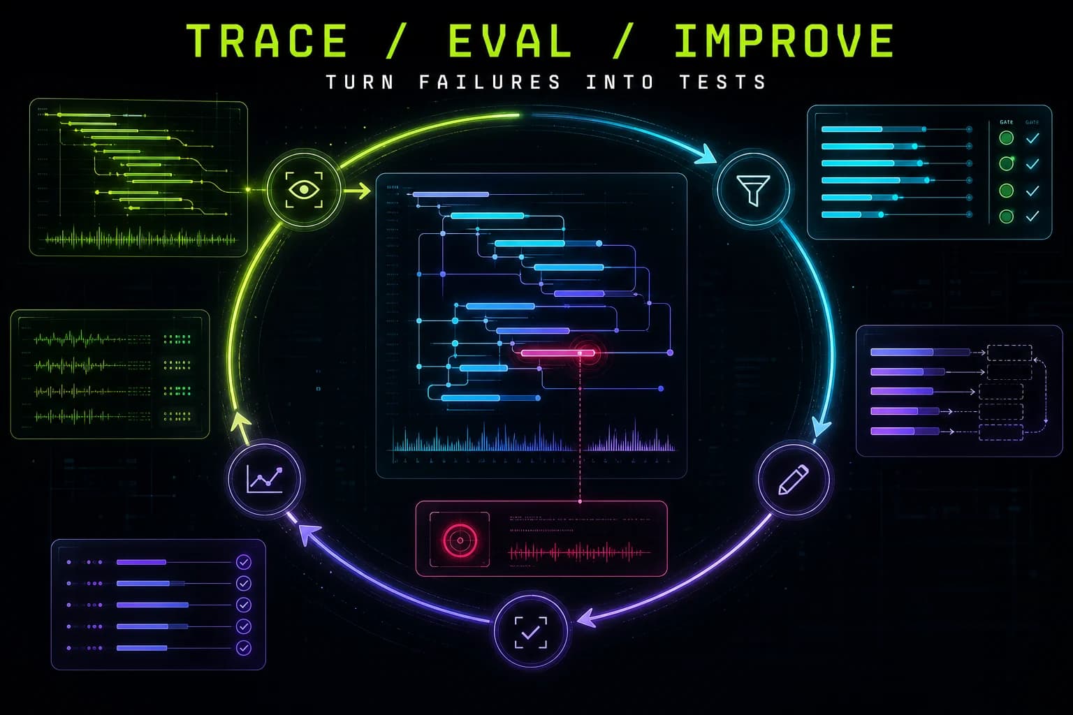 Agent trace를 평가와 regression test로 연결하는 운영 개선 루프