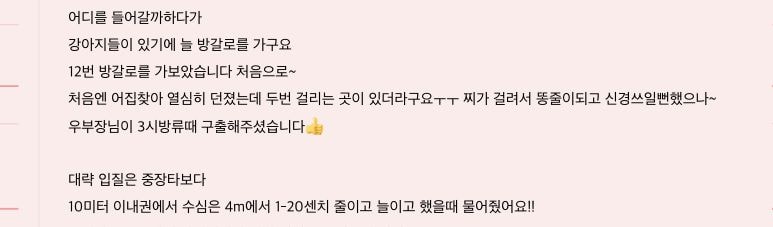 12번 방가로에서 10미터 이내, 찌 수심 4미터에서 1~20센티미터를 조정했다는 실제 조행기 발췌